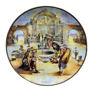 Rebekah at the Well Plate IX in The Creation Series by Yiannis Koutsis 1977